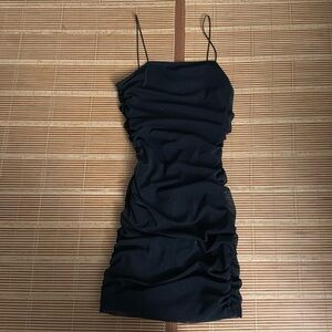 Timing Womens Black Sparkling party dress